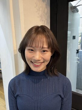 シェノン 表参道(CHAINON) シースルーバング