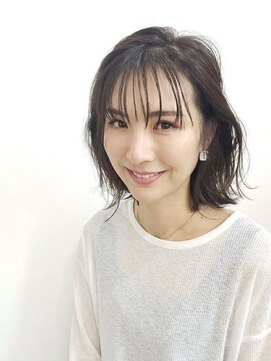 エイス 梅田 中津(Ace) 大人ヘルシーレイヤー × シースルーバング × ニュアンスパーマ