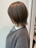 切りっぱなし外ハネボブ髪質改善トリートメント前髪カット