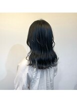 ヘアーラウンジルシェル(HAIR LOUNGE Le ciel) 就活生におすすめ！ブルーブラックカラー