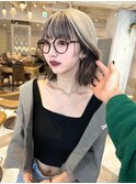 髪質改善/インナーカラー/前髪カット/韓国/ダブルカラー_4327