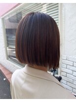 アマレット(Amaretto) 【モカブラウン×ぱつっとボブ】