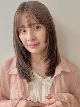 ガーデン 銀座(GARDEN) 顔まわりレイヤー/イメチェン/ミディアム/ワイドバング/姫カット