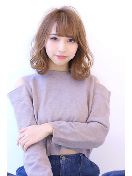 オーロ 千里山店(ORO) 20代30代40代50代ボブルフネビージュ小顔ワンレンショート