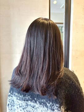 ココカラヘアー ニコ(cococara hair nico) レイヤー/顔まわりカット/後れ毛/暖色/バングカット/髪質改善