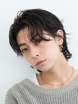 ワンカールニュアンスフェザーセンターパート韓国コンマ