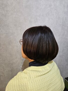 ウィスプ 赤羽店(wisp) 年を重ねても艶やかな髪質改善ヘア 大人ショートボブ#1