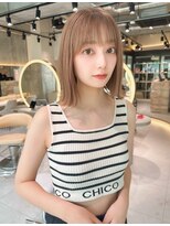 ロンドアリシア 金山(Lond Alexia) イヤリングカラー 縮毛矯正 韓国風 ダブルカラー 髪質改善5302