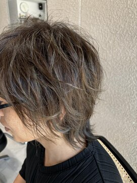 シアン 橋本南口店(SHIAN) メンズ オリーブグレイメッシュ