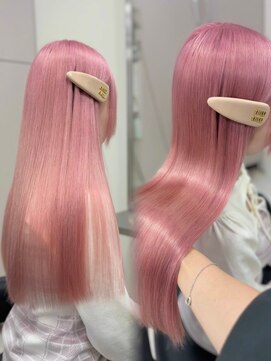 ベレーザシェルト(Beleza scelto) 12659髪質改善ストレートラベンダーミルクティーホワイトピンク