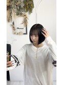 高槻 ボブカット 顔周りカット カラー 学割U24