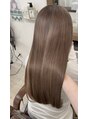 リンクヘアー(Link hair)&nbsp;ダブルカラーで作る柔らかベージュ！ブリーチありだと透明感！