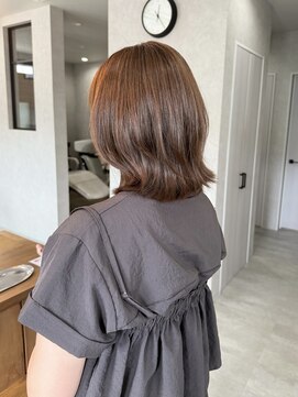 ブローフィー(Blowfy) 【 Blowfy 】レイヤーボブ マロンベージュ