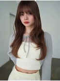 ANGELICA 前髪ぱっつん 重ためストレートバング