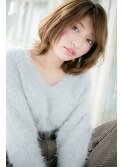 大人かわいい♪小顔ナチュラルロブ#マッシュウルフ【cuore松戸】
