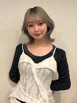 ポイントファイブバイソレイユ 豊橋駅前大通店(.5 by SOLEIL)&nbsp;くびれボブ×オリーブベージュ