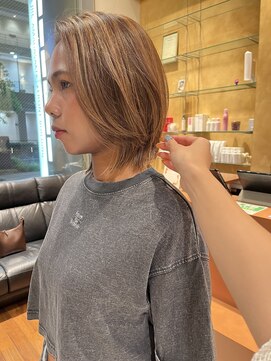 モードケイズ 尼崎店(MODE K's) ハイライト縮毛矯正