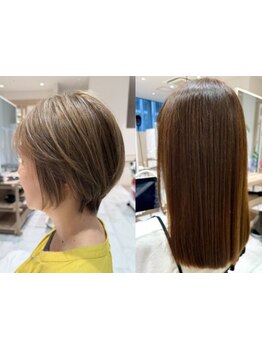 髪に優しい薬剤を使用したグレイカラーが人気！ライフスタイルに合わせたご提案を♪【福岡/天神駅直結】