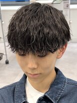 オーシャントーキョー 仙台(OCEAN TOKYO)&nbsp;黒髪波巻きシャドウマッシュツーブロックショート黒髪