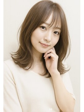 ラナ 天神今泉(Lana) グレージュ★ゆるふわミディ