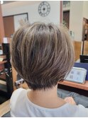 白髪ぼかしハイライト