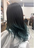グラデーション　ケアブリーチ　