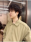 マレットパーマ　20代30代　ウルフ　レイヤー　マッシュ　韓国