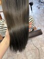 ハロヘアー(halo hair)&nbsp;赤みを消したOliveブラウン