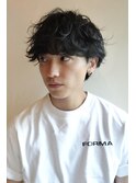 無造作に動くニュアンスパーマ