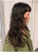 long wavy