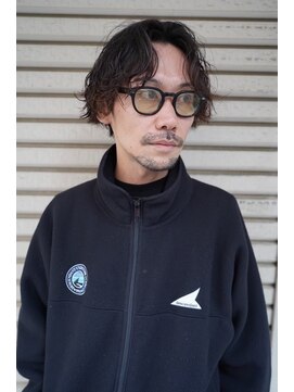 クオル キャスト 熊本(QOL×cast) 波巻きミディアムパーマ