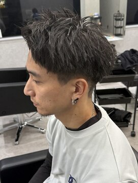リオールバイニアウ(RE:ALL by Niau) メンズアップバングボックスショートスパイキーショート刈り上げ
