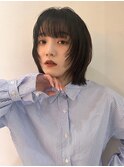 ミルクティーベージュ/レイヤーボブ/韓国巻き/顔周りカット/大宮