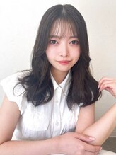 ザブックハンドサロン(The book hand salon)&nbsp;モノトーン×セミロング