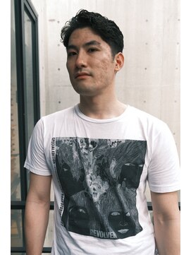 ブークル(boucle) ジェントルショート　ジェントルパーマ　七三スタイル　七三ヘア