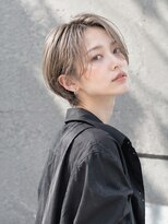ドット ヘアー(dot.hair) ハイトーンショート / 大人ハンサム / 透明感カラー
