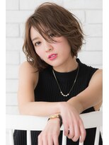 ミエル ヘア 新宿(miel hair)&nbsp;スポンテニアスフリンジバングショート