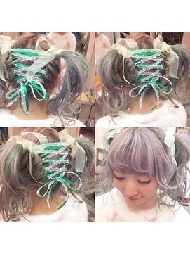 アンベリール 大名(Embellir) ブリーチ縮毛矯正