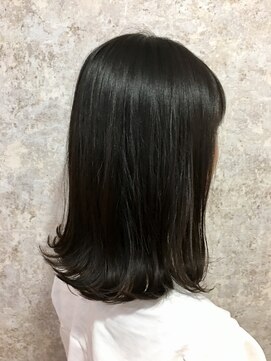 シュガービー(SUGAR-B) 【SUGAR-B】黒髪外はねミディ