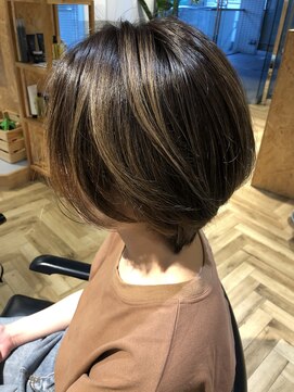 オーク 鷺沼(OAK) シャドウルーツカラーボブ【OAK鷺沼/イルミナカラー/韓国/前髪】