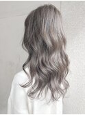 【Marl】ミルクティーベージュカラーの外国人風セミロング