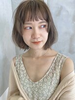 ガリカ(Gallica kinshicho)&nbsp;オリーブベージュ × レイヤーボブ