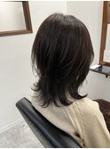 外ハネ×レイヤースタイル