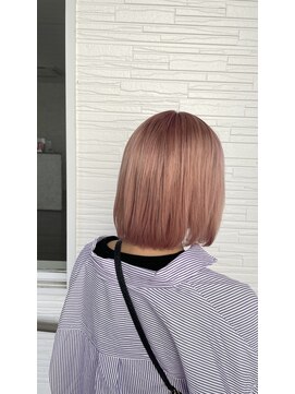 ジッピー ヘアーコレクション ピンクベージュ ハイトーンカラー