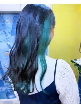 トーク 武庫之荘(TAL'KE) TAL'KE武庫之荘/インナーカラー×グリーン_161