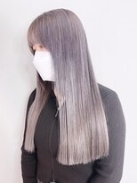 アルバム 渋谷パルコ(ALBUM) シルバーアッシュ_チェリーブラウンフェミニンロング_ba370653