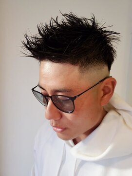 ノッシュ 七隈店(Hair Spa Nosh) スパイキー×フェード