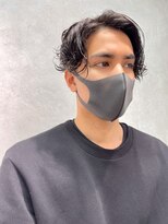 ポテト(potato)&nbsp;メンズセンターパートパーマスタイル