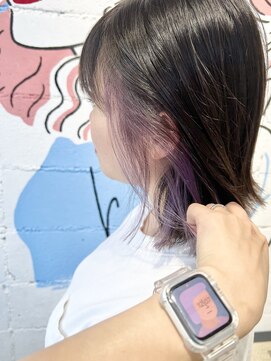 リュネッツ あざみ野店(lunettes) 【インナーカラー】大人気のラベンダーインナー