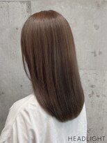 ソーエン ヘアー エイト 札幌駅前店(soen hair eight by HEADLIGHT) グレージュ×ストレートロング×ニュアンスカラー